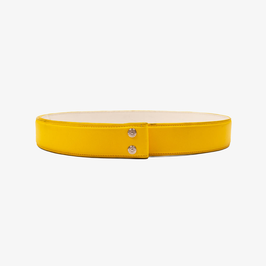 BRIGHT YELLOW RHODIUM BELT