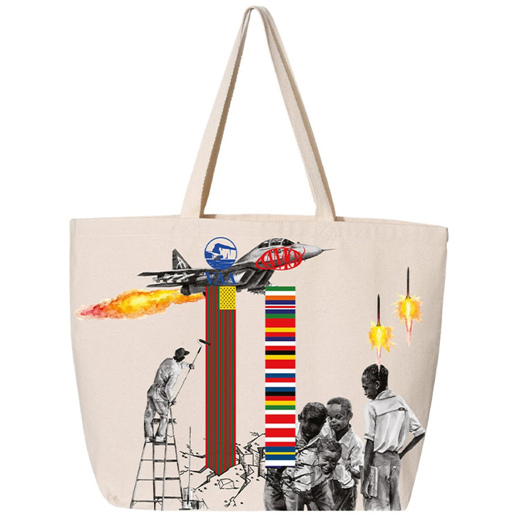 CANARY YELLOW x FIGURES OF SPEECH 1C TOTE BAG
